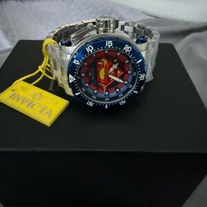 Invicta DC Superman Limited Edition Stainless Steel Watch